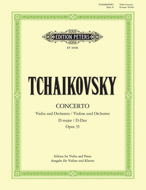 Violin Concerto in D, Op. 35, for Violin and Piano. 9790014013547