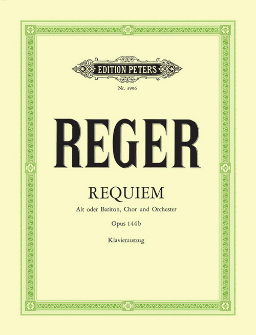 Requiem Op. 144B, Piano Reduction