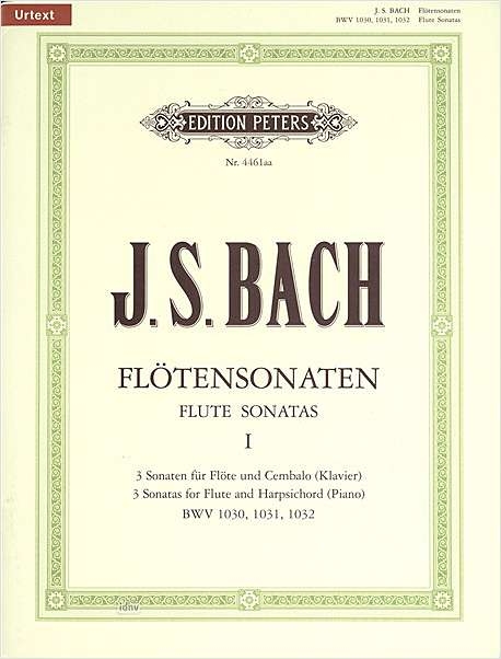 Flute Sonatas, Vol. 1, Flute and Piano = Flötensonaten, Band 1, BWV 1030-1032