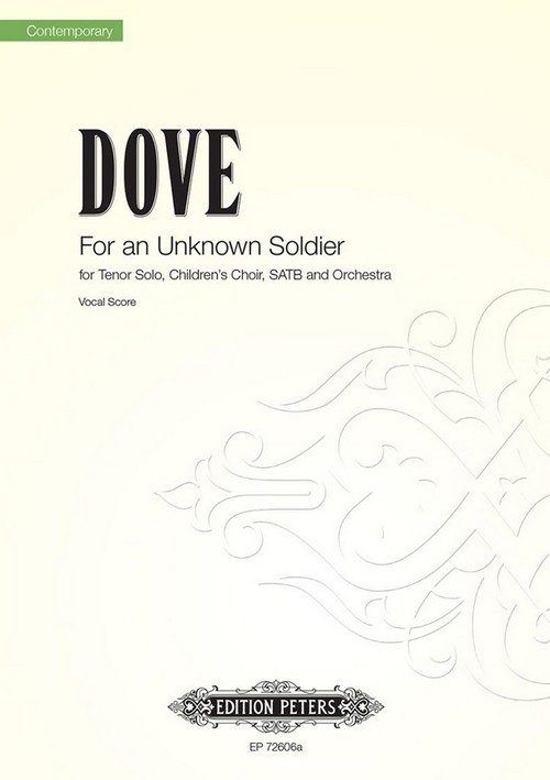 For an Unknown Soldier, SATB and Piano