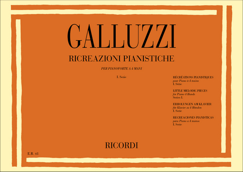 Ricreazioni pianistiche, I Serie, piano a 4 mani