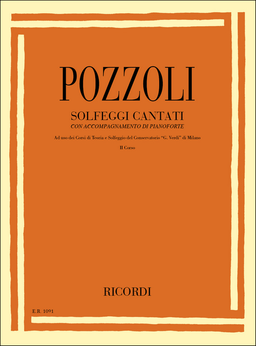 Solfeggi Cantati con Accompagnamento di Pianoforte, II Corso