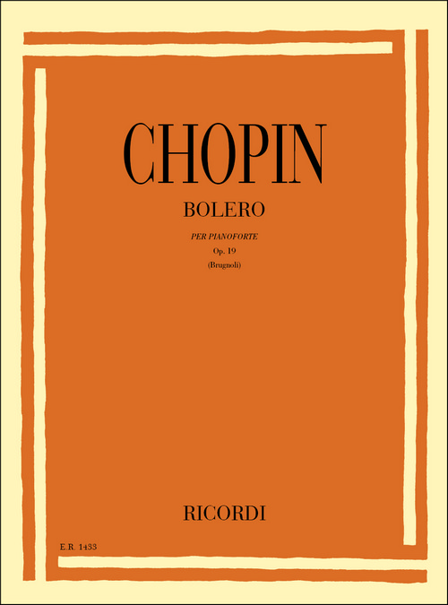 Bolero Op. 19, per Pianoforte