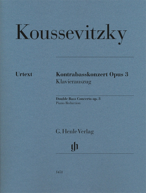 Kontrabasskonzert op. 3, double bass and orchestra