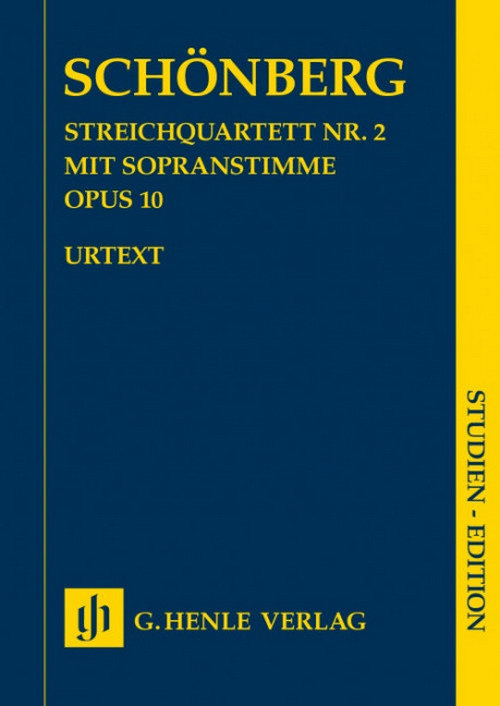 Streichquartett Nr. 2 op. 10, mit Sopranstimme, soprano, 2 violins, viola, cello