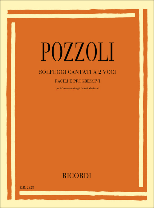 Solfeggi Cantati a 2 Voci, Facili e Progressivi