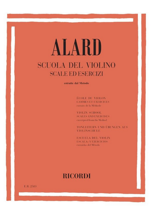 La Scuola del Violino: Scale ed Esercizi Estratti dal Metodo. 9790041825830