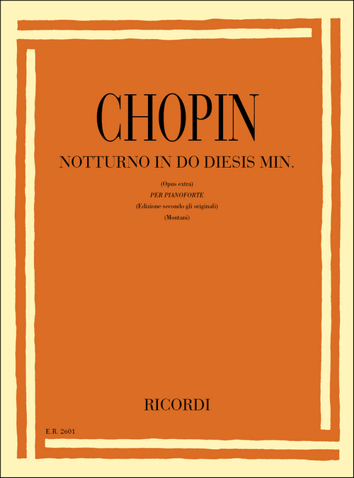 Notturni, Op. Post. 72, nº 2, in Do Diesis Minore, Pianoforte