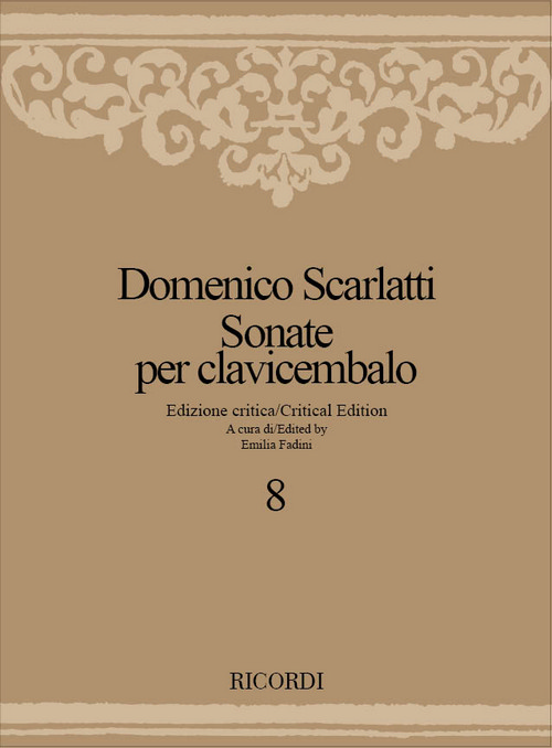 Sonate per Clavicembalo, Volume 8, Ed. Critica E. Fadini. 9790041827568 Sonate per Clavicembalo, Volume 8, Ed. Critica E. Fadini. 9790041827568