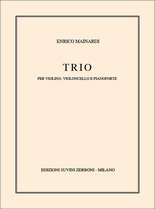 Trio per pianoforte, violino e violoncello