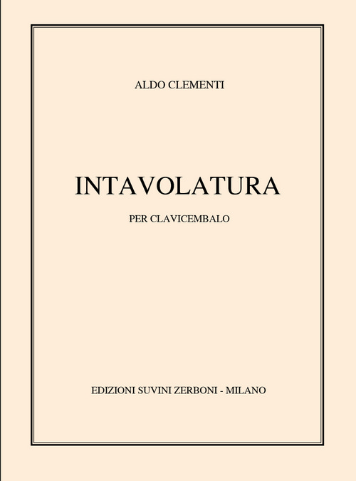 Intavolatura (1963), per Clavicembalo