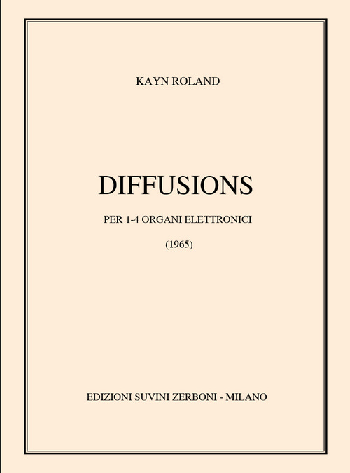 Diffusions (Set), per 1-4 organi elettronici