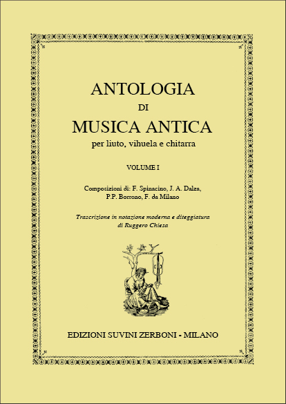 Antologia di Musica Antica, Vol. 1 (Chiesa), per chitarra