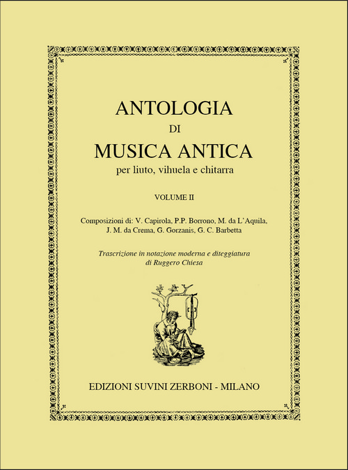 Antologia di Musica Antica, Vol. 2 (Chiesa), per chitarra