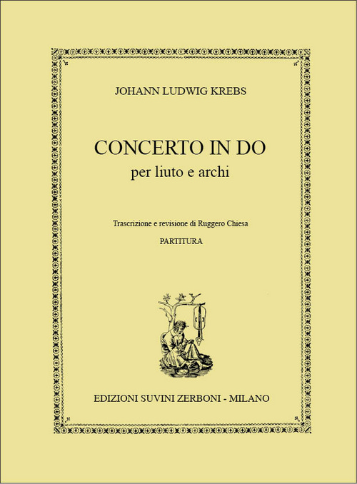 Concerto in Do per liuto e archi, partitura