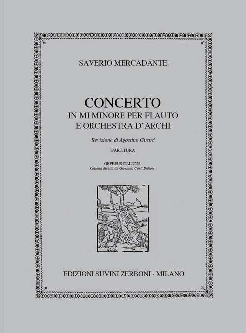 Concerto Op. 57 in Mi minore, per flauto e orchestra d'archi