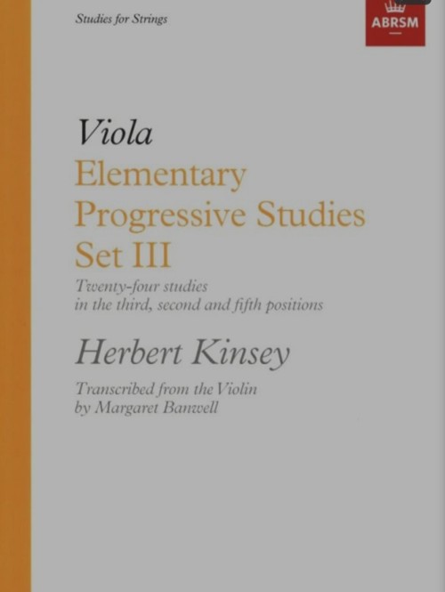 Elementary Progressive Studies: Viola Set III