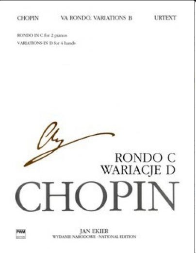 National Edition: Rondo in C major, Variations in D major, for Two Pianos. 9790901336674