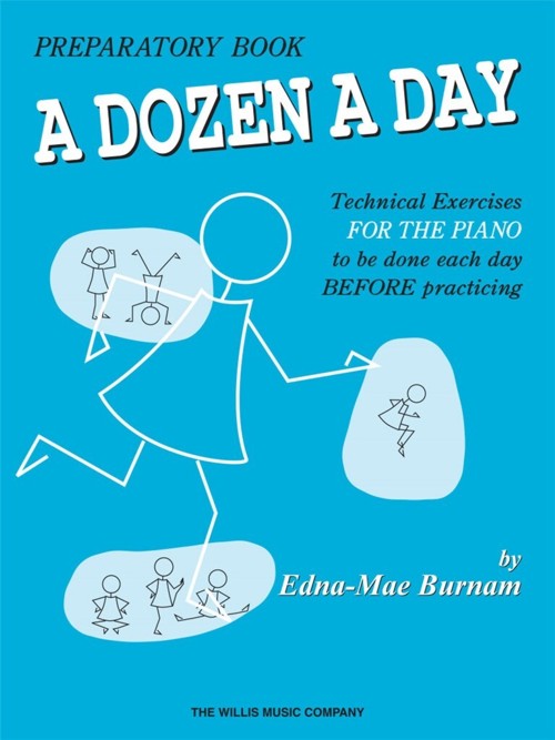 Partition Piano 'A Dozen A Day 3' De Edna Mae Burnam - Méthode D'exercices Techniques