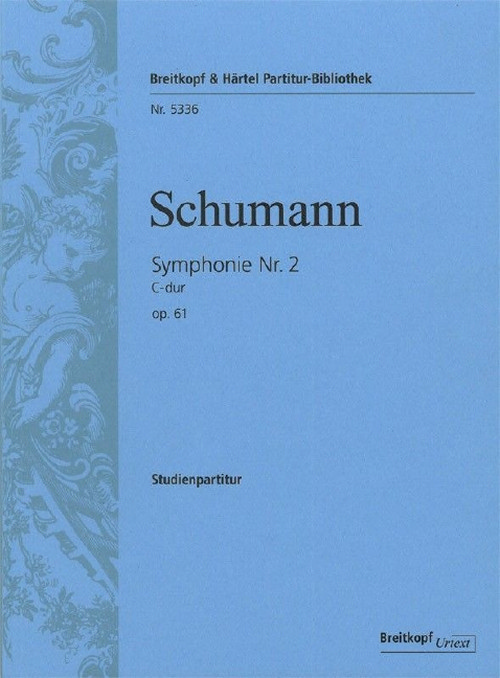 Symphony No. 2 in C major Op. 61, Study Score, Breitkopf Urtext. 9790004210697