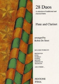 28 Duos: A selection of traditional and classical duets, Flute and Clarinet