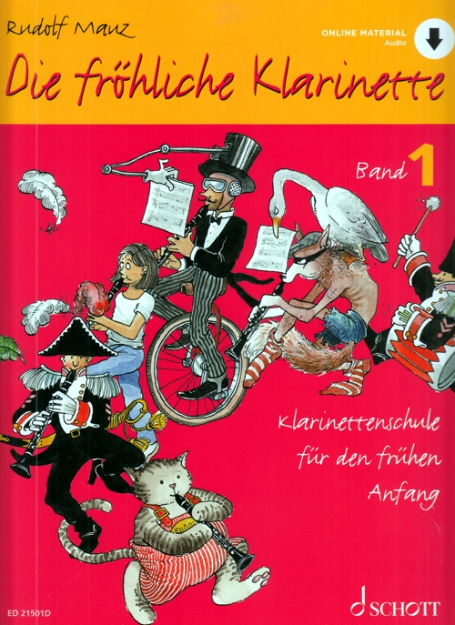 Die fröhliche Klarinette. Band 1. Klarinettenschule für den frühen Anfang (Überarbeitete Neuauflage). 9783795798949