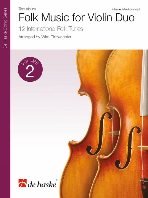 Folk Music for Violin Duo!! Vol. 2: 12 International Folk Tunes
