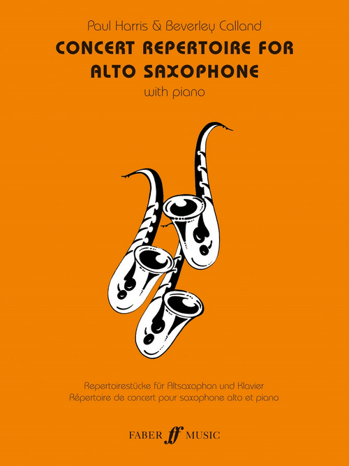 Concert Repertoire, Alto Saxophone and Piano