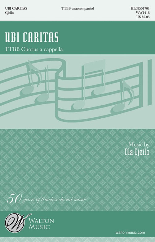 Ubi Caritas with Piano Improvisation, TTBB and Piano