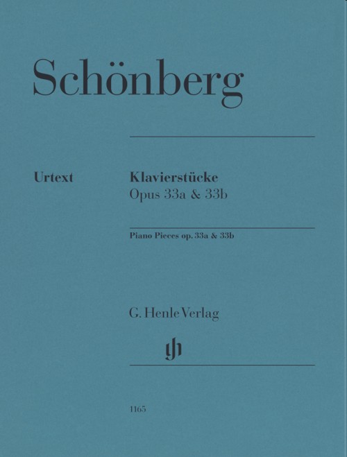 Klavierstücke Opus 33a & 33b = Piano Pieces op. 33a & 33b