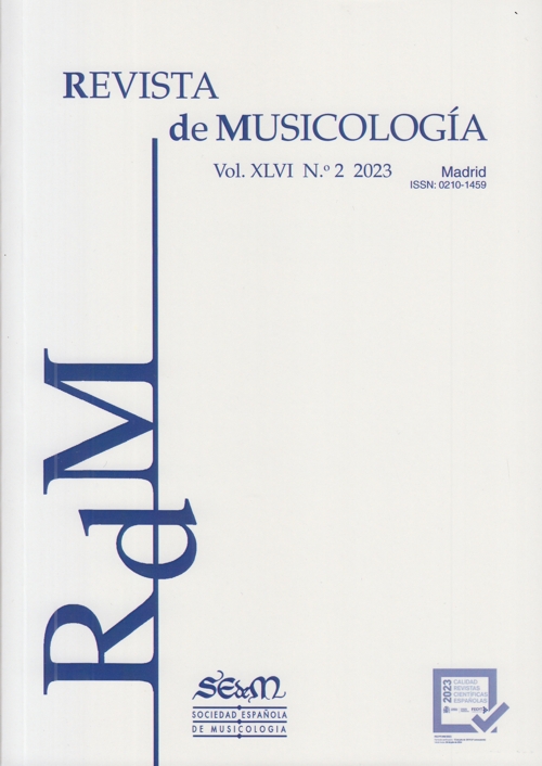 Revista de Musicología, vol. XLVI, 2023, nº 2