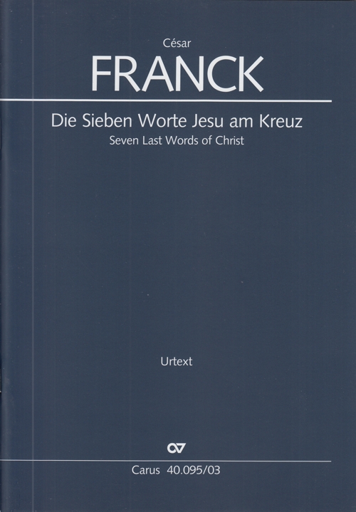 Die Sieben Worte Jesu am Kreuz, Vocal Score