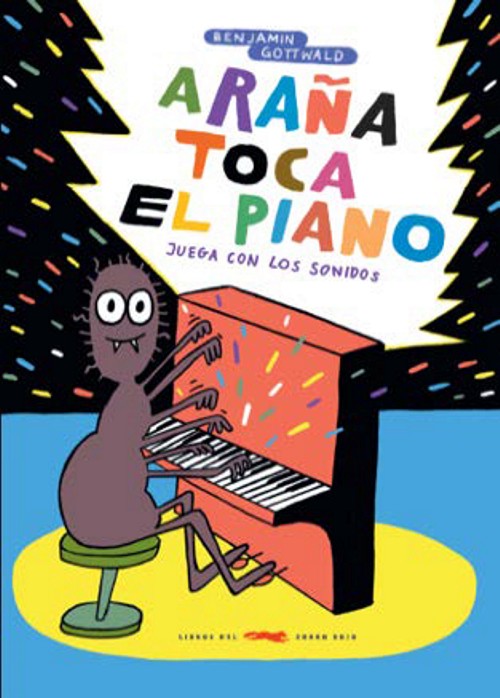 Araña toca el piano. Juega con los sonidos