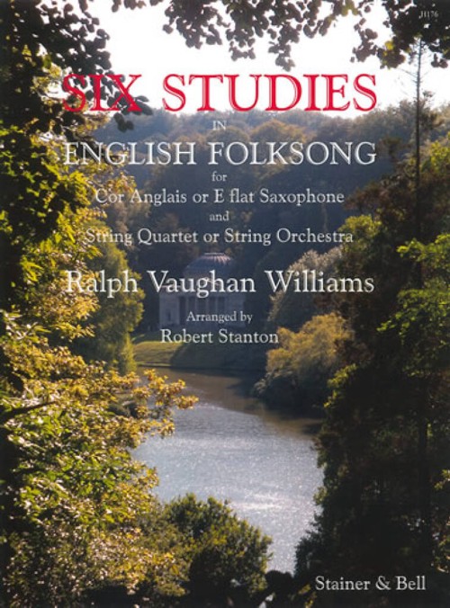 Six Studies in English Folk Song, for Cor Anglais or E flat Saxophone and String Quartet or String Orchestra. Set of Parts