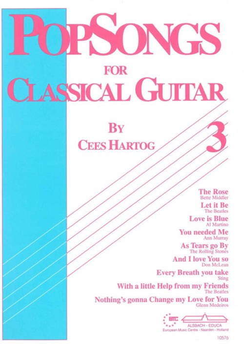 PopSongs for Classical Guitar 3