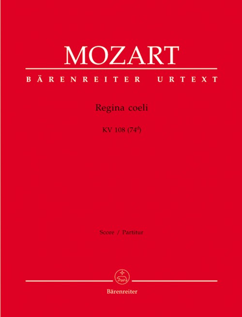 Regina coeli KV 108 (74d), Score