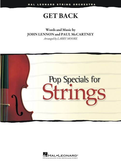 Get Back, for String Ensemble, Score and Parts