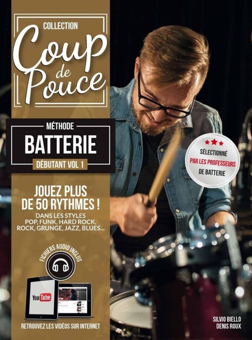 Coup de pouce, méthode batterie, débutant vol. 1