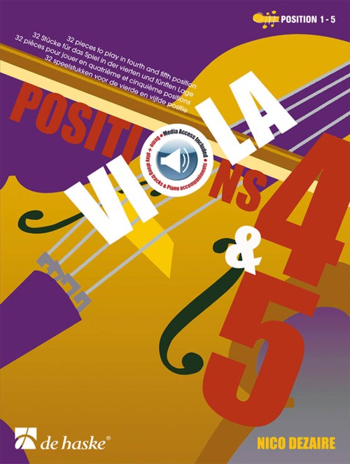 Viola Positions 4 & 5: 32 pieces to play in third position
