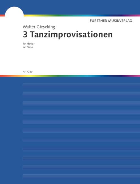 Three improvised dances, for piano