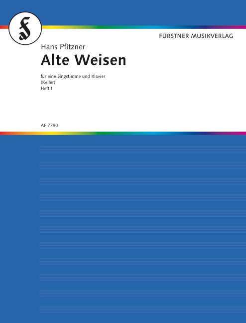 Alte Weisen op. 33 Book 1, Acht Gedichte, for high or medium voice and piano
