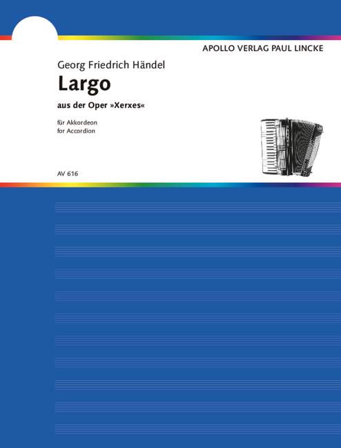 Largo, aus Xerxes, for accordion