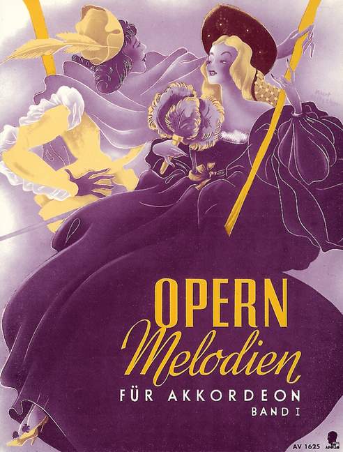Opern-Melodien Vol. 1, Eine Sammlung der schönsten Motive aus den bekanntesten Opern. Mit Fingersatzbezeichnungen, for accordion