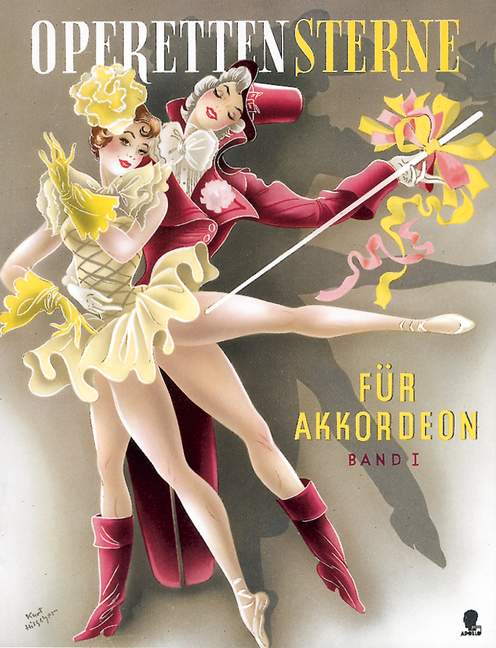 Operettensterne Vol. 1, Potpourri, for accordion with 2. voice ad libitum
