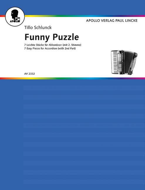 Funny Puzzle, 7 Leichte Stücke, for accordion with 2. voice ad libitum