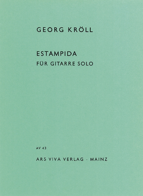 Estampida, for guitar