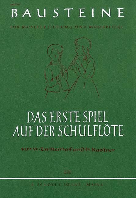 Das erste Spiel auf der Schulflöte, Spielanleitung für Sopran-Blockflöte (deutsche oder barocke Griffweise), for descant recorder