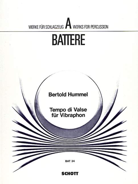 Tempo di Valse op. 76c, for vibraphone