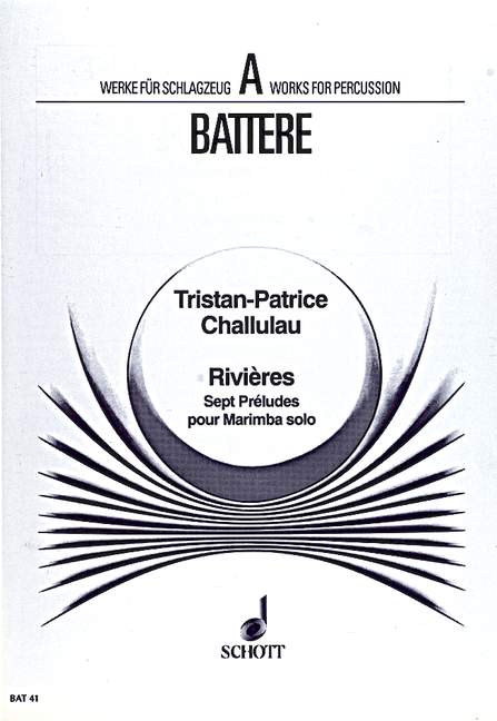 Revières, Sept Préludes, for marimba