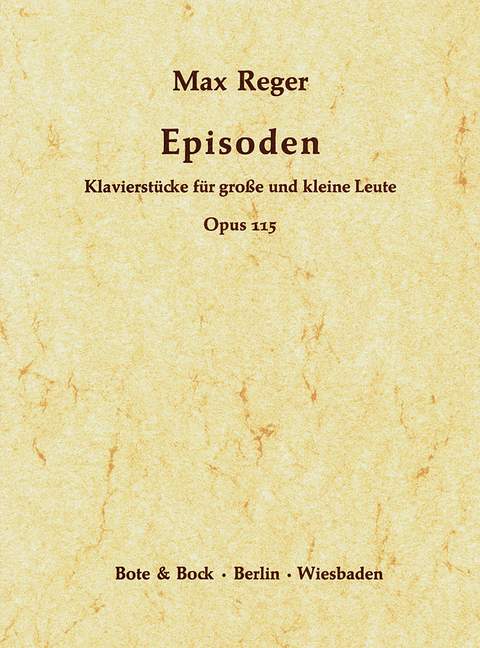 Episodes op. 115, Piano works for large and little people